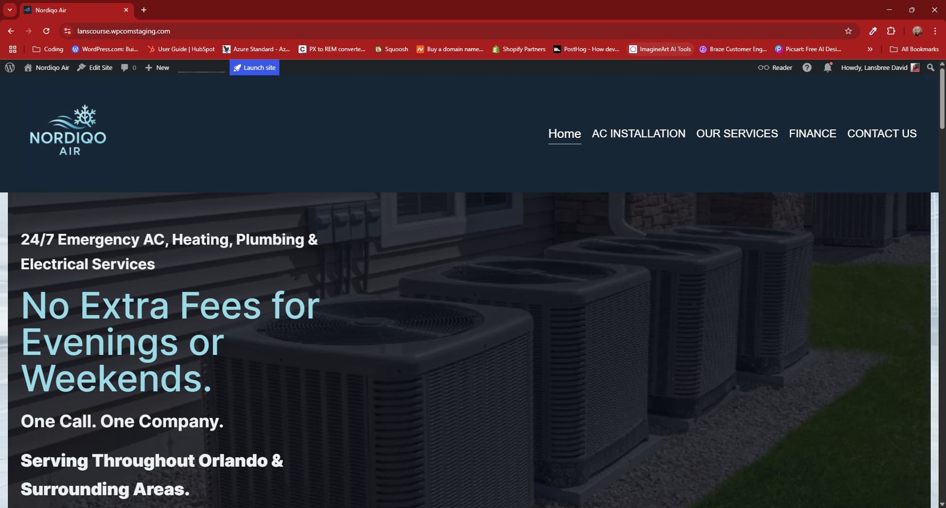 Hvac Company Website